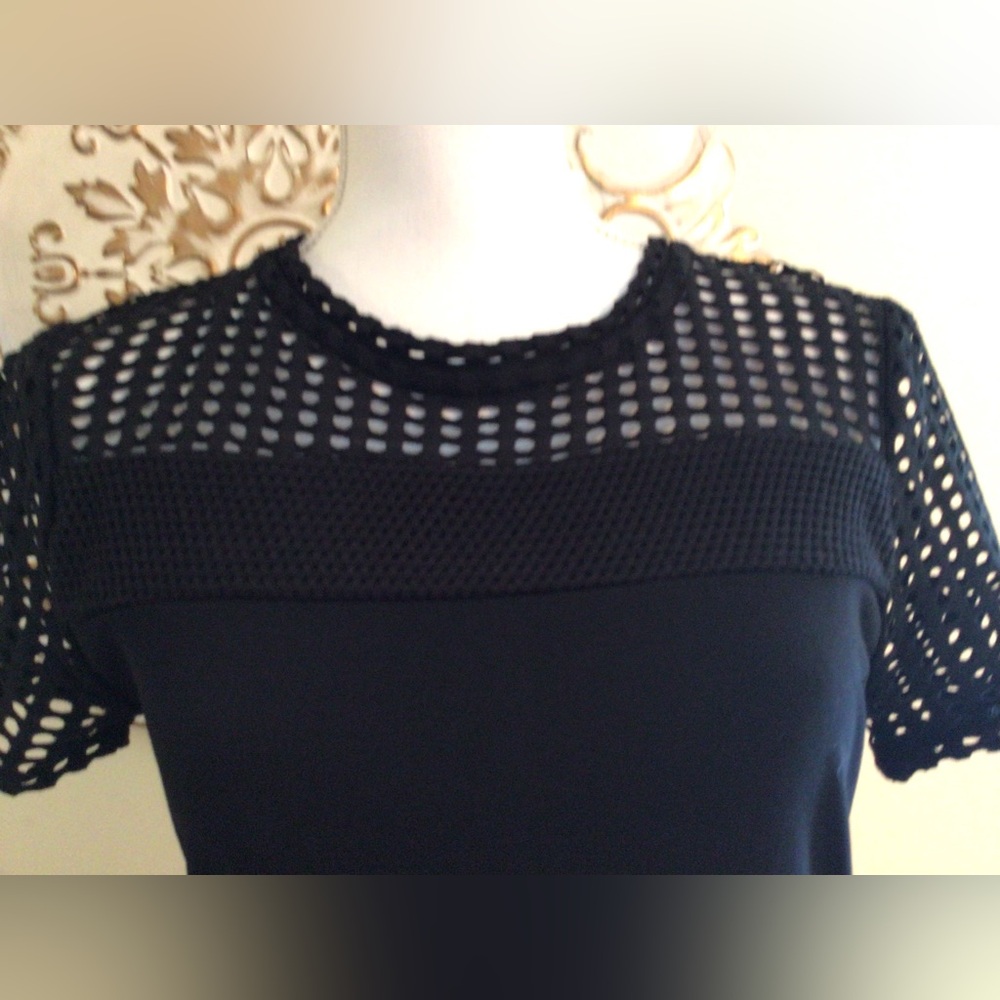 NWT MICHAEL Michael Kors Black Dress Sz M - Picture 5 of 10
